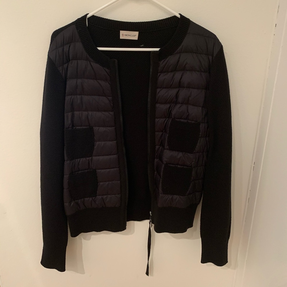 MONCLER MAGLIONE TRICOT CARD BLACK/XL - Picture 7 of 12